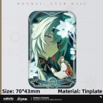 miHoYo HSR Amphoreus' Saga of Heroes Series Shiny Ticket Tinplate Badge Collectible Accessories